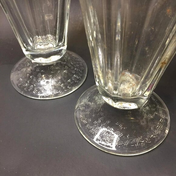 4 Soda Fountain Glasses STARBUCKS Summer 2003 Sundae Malted Frappuccino Parfait - Picture 3 of 6